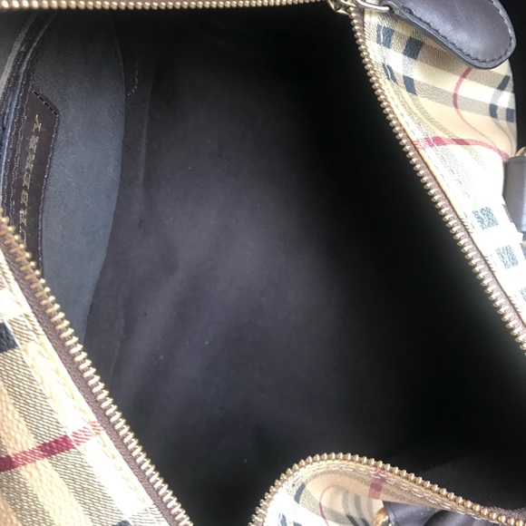 BURBERRY Haymarket Chester Bowling bag - Picture 6 of 7